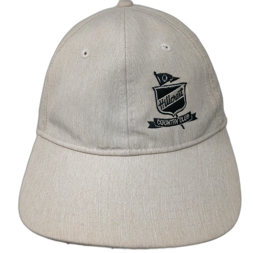 TaylorMade Baseball Cap Beige One Size Hillcrest Country Club Strapback Hat Golf